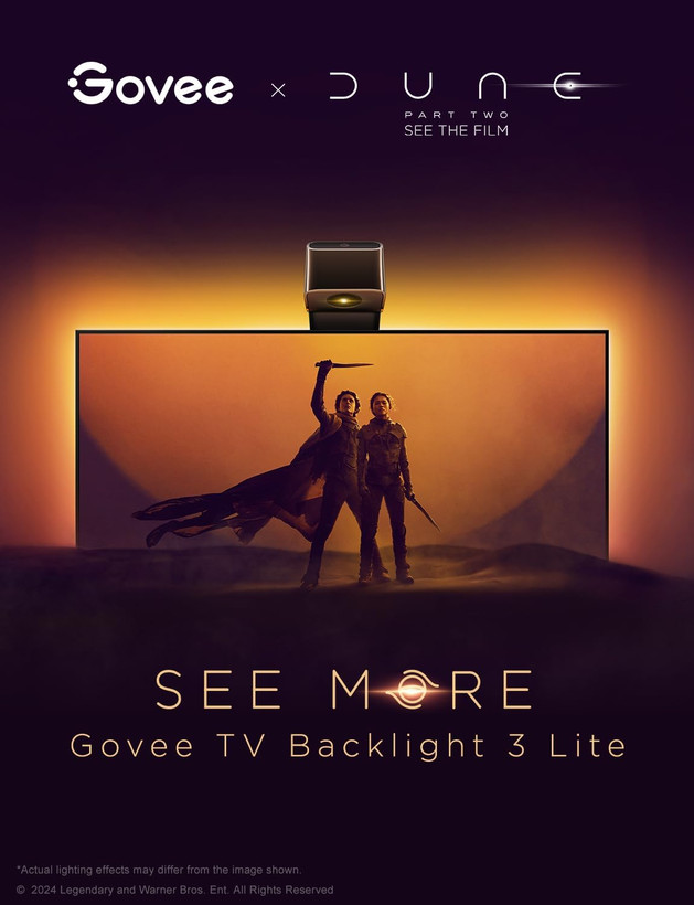 ریسه هوشمند تلویزیون گووی مدل Govee TV Backlight 3 Lite H6099 (55-65 اینچ)
