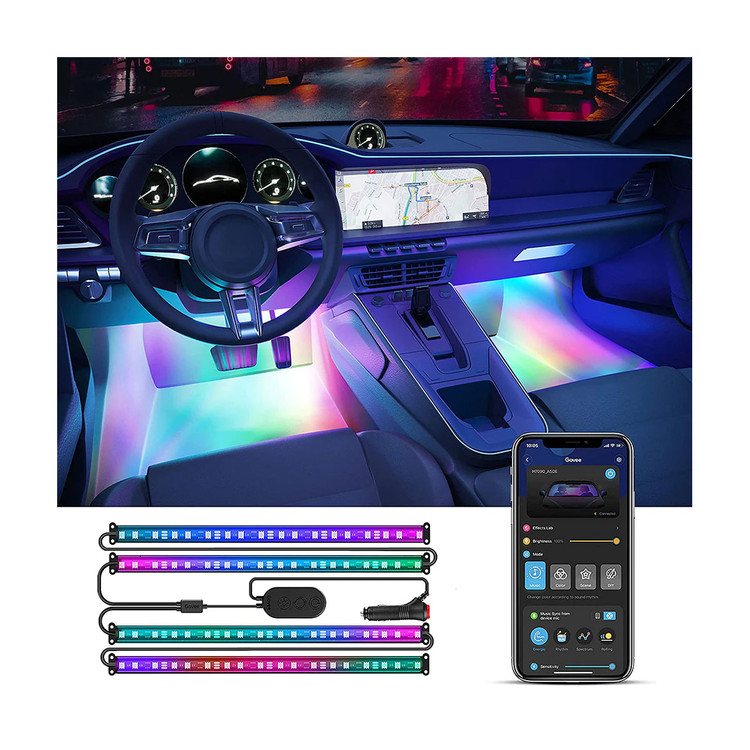 کیت نورپردازی هوشمند داخل خودرو GOVEE مدل RGBIC H7090