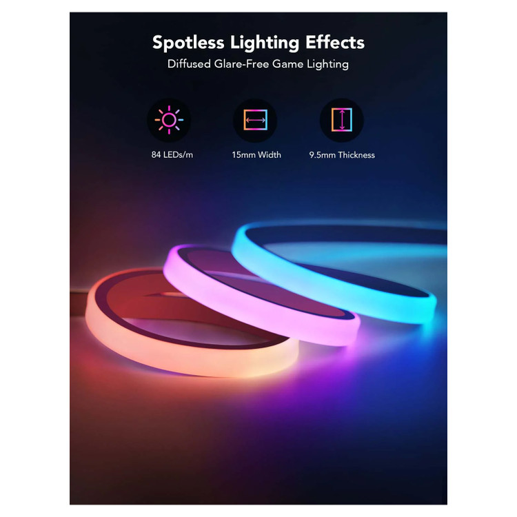 ریسه هوشمند نئون فلکسی قابل برش 3 متری Govee RGBIC LED Neon Rope H61C3