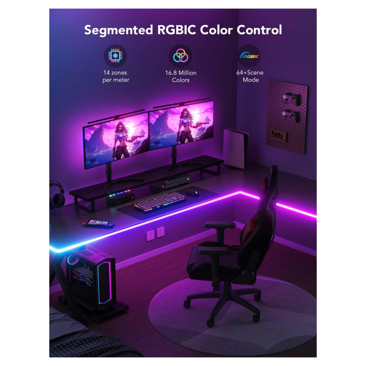 ریسه هوشمند نئون فلکسی قابل برش 3 متری Govee RGBIC LED Neon Rope H61C3