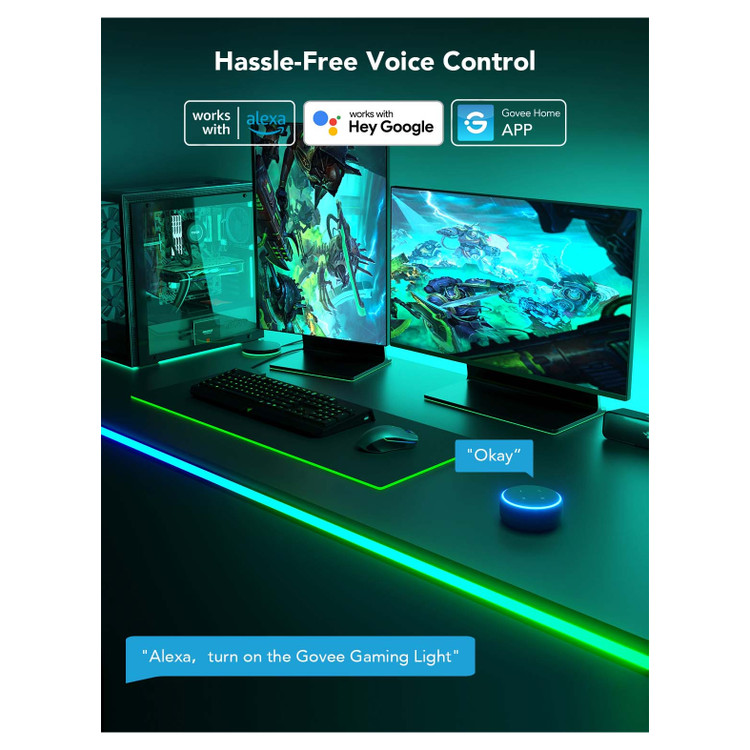 ریسه هوشمند نئون فلکسی قابل برش 3 متری Govee RGBIC LED Neon Rope H61C3