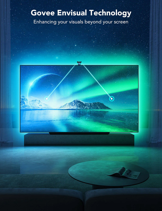 ریسه هوشمند تلویزیون 75 تا 85 اینچ گووی مدل Govee Envisual T2 H605C