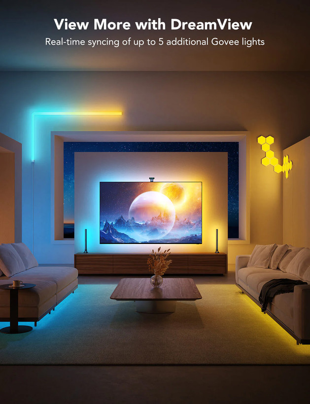 ریسه هوشمند تلویزیون 75 تا 85 اینچ گووی مدل Govee Envisual T2 H605C