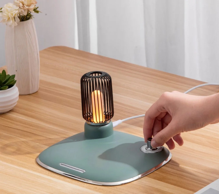 چراغ خواب هوشمند و شارژر بی سیم 15 وات کولولایت مدل Cololight Night Light