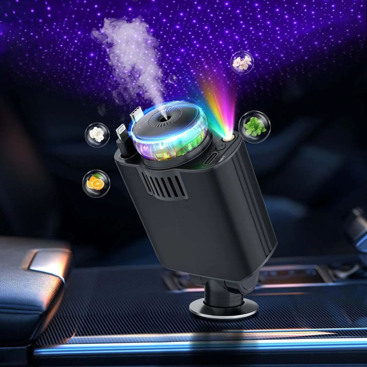 شارژر و خوشبو کننده پنج کاره فندکی خودرو W&O Starlight