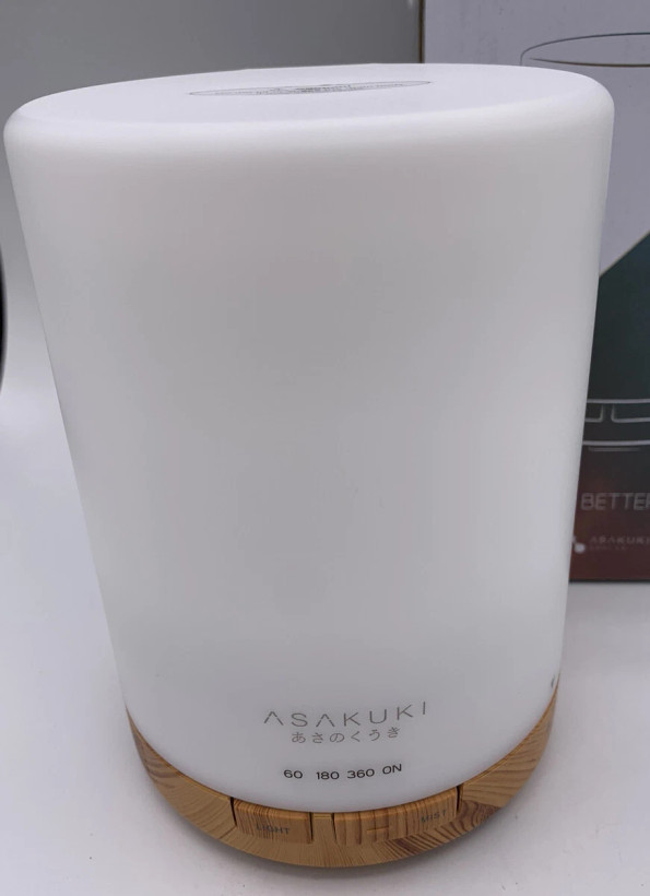 دستگاه بخور سرد و دیفیوزر اسانس ASAKUKI 300ML با نور RGB