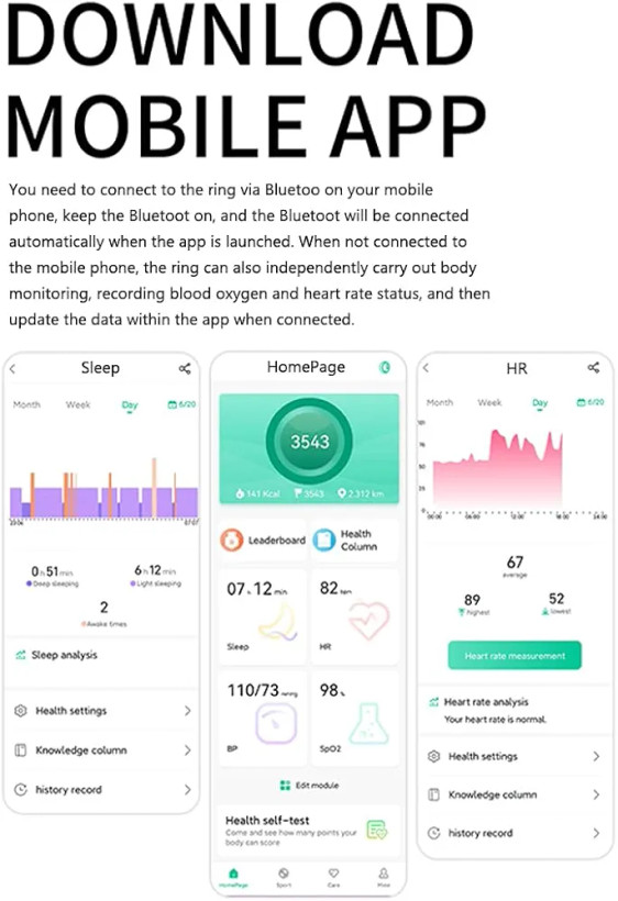 حلقه هوشمند Smart Ring پایش سلامت