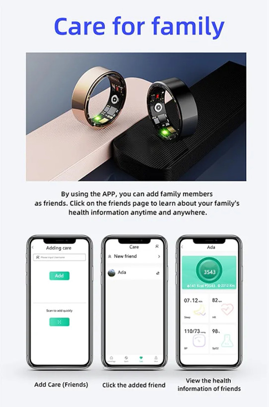 حلقه هوشمند Smart Ring پایش سلامت