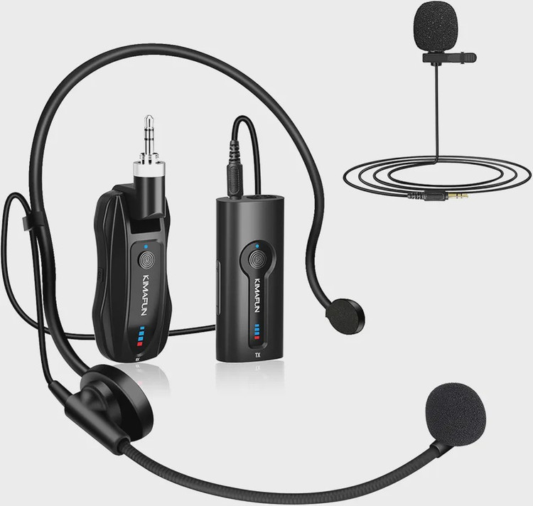 میکروفون بیسیم یقهای KIMAFUN مدل KM-G70