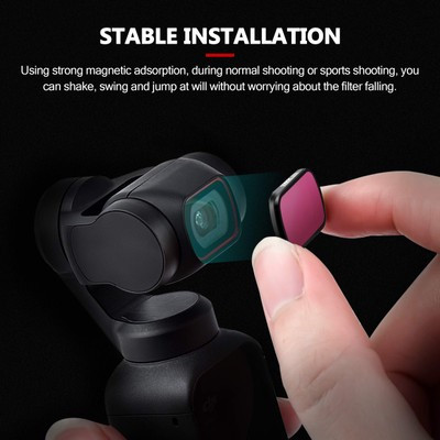 کیت ۴ عددی فیلتر ND مغناطیسی Srarirc برای DJI Osmo Pocket