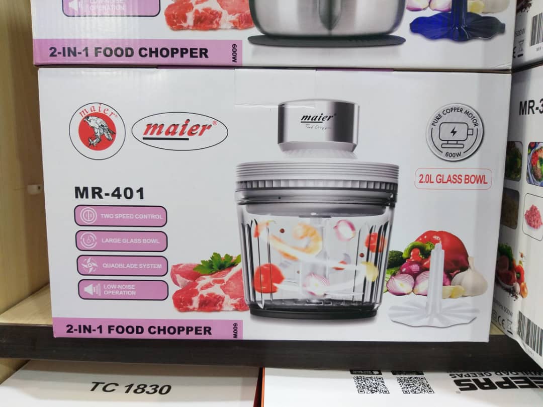 خردکن دوکاره مایر مدل MR401 ظرفیت ۲ لیتر