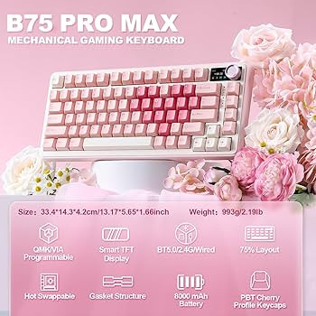 کیبورد مکانیکال YUNZII B75 Pro Max