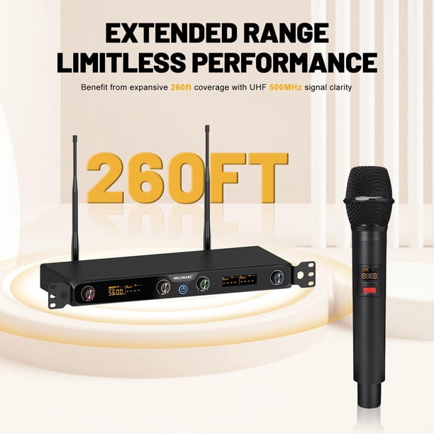 سیستم میکروفون بیسیم MELONARE MWM-41F