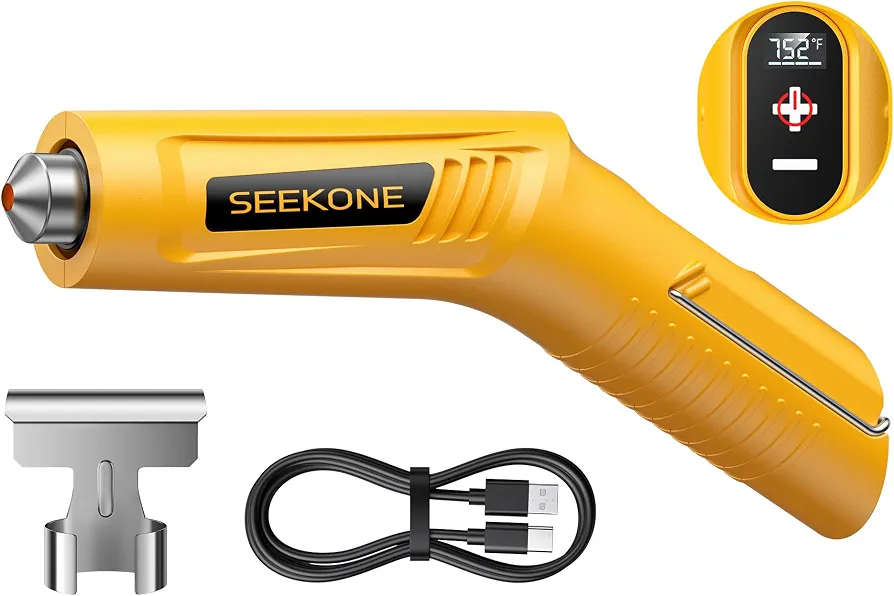 سشوار حرارتی شارژی Seekone GH2466 با باتری 5000 میلی آمپر و ۴ سطح دما