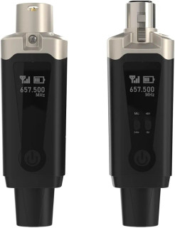 فرستنده و گیرنده بیسیم میکروفون DEPUSHENG با خروجی XLR و شارژ Type-C