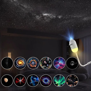 چراغ خواب و پروژکتور کهکشانی استار اسکای (Starry Sky) مدل ۱۳ طرح لنزدار
