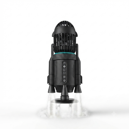 پنکه فضایی راکت RK-1 با مه پاش و نورپردازی LED