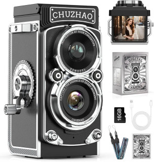دوربین دیجیتال رترو CHUZHAO مدل M1-AT052B - طراحی کلاسیک TLR