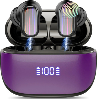 ایرپاد وایرلس Conyat H63 با نورپردازی RGB و کیس LED هوشمند