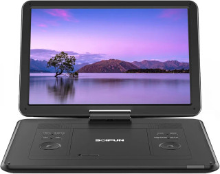 پخشکننده DVD قابل حمل ۱۵.۶ اینچی BOIFUN BFN-161 با باتری ۵۰۰۰ میلیآمپر