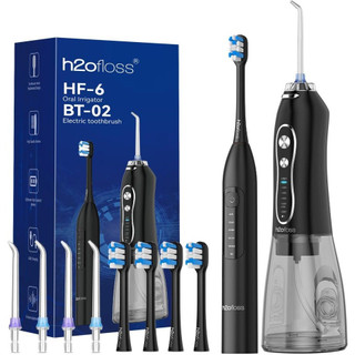 پک کامل واتر جت و مسواک برقی H2ofloss HF-6 BT-02