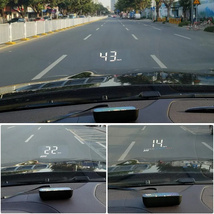 هدآپ دیسپلی خودرو HUD M7 New با نمایشگر ۳.۵ اینچی و پشتیبانی از OBD2 و GPS