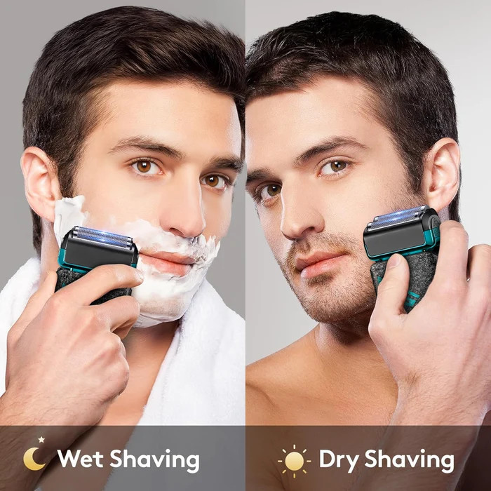 ماشین اصلاح فویلی حرفهای VGR V-374 با تیغههای انعطافپذیر برای صورت و سر