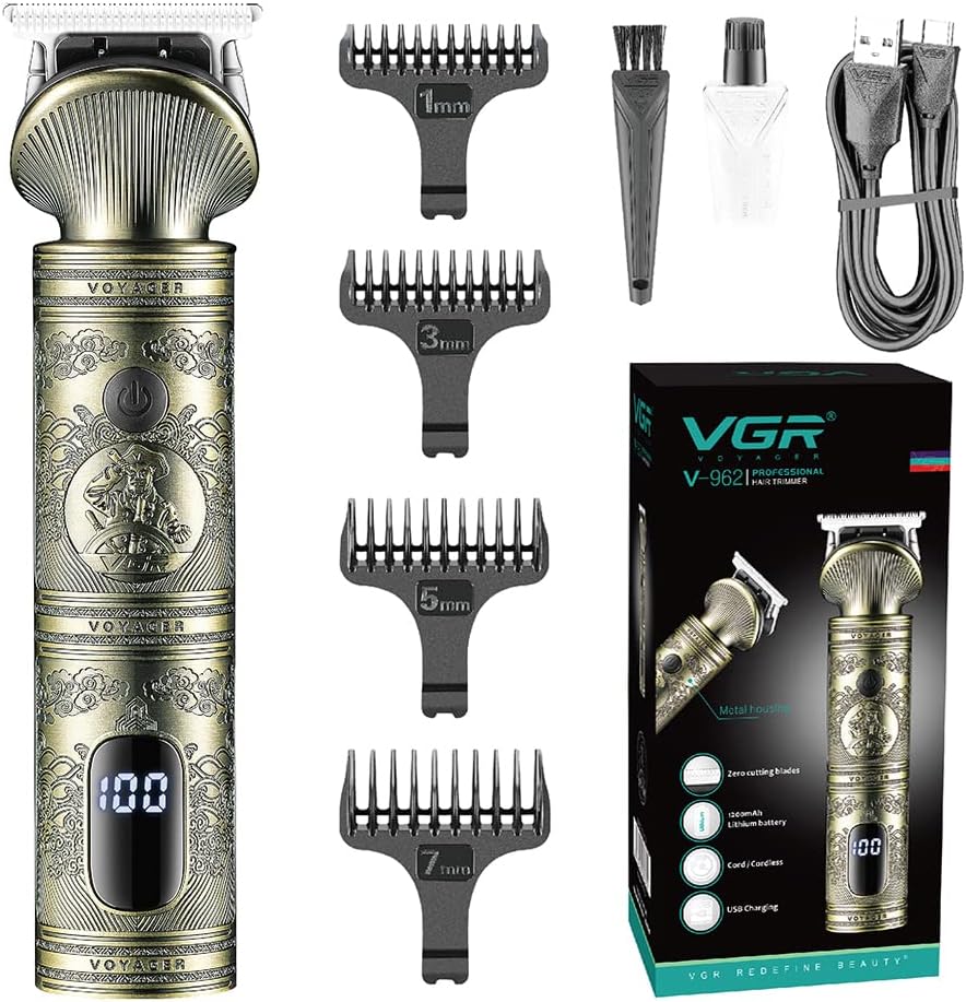 ماشین اصلاح موی سر و صورت VGR V-962 با تیغه خودتیز شونده