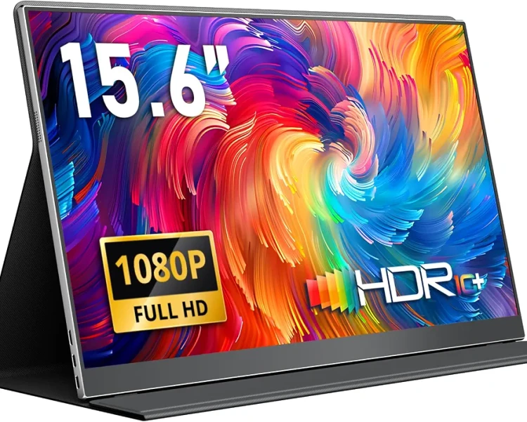 مانیتور قابل حمل YODOIT PTM15 با نمایشگر 15.6 اینچی IPS و کیفیت Full HD