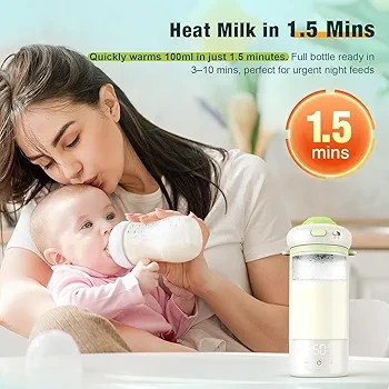 شیرگرمکن قابل حمل نوزاد Yousmart HB02 با باتری ۱۱۰۰۰ میلیآمپرساعت