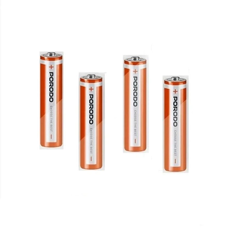 باتری نیمقلمی شارژی پرودو PDAAA8RB بسته ۴ عددی با شارژ USB-C