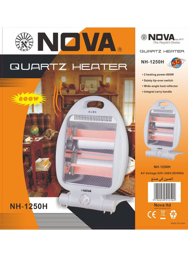 هیتر کوارتز نوا مدل NH-1250H بخاری برقی رومیزی با دو توان حرارتی