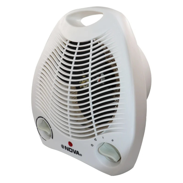 هیتر فندار رومیزی نوا NH-1201F با ترموستات قابل تنظیم و دو سطح توان