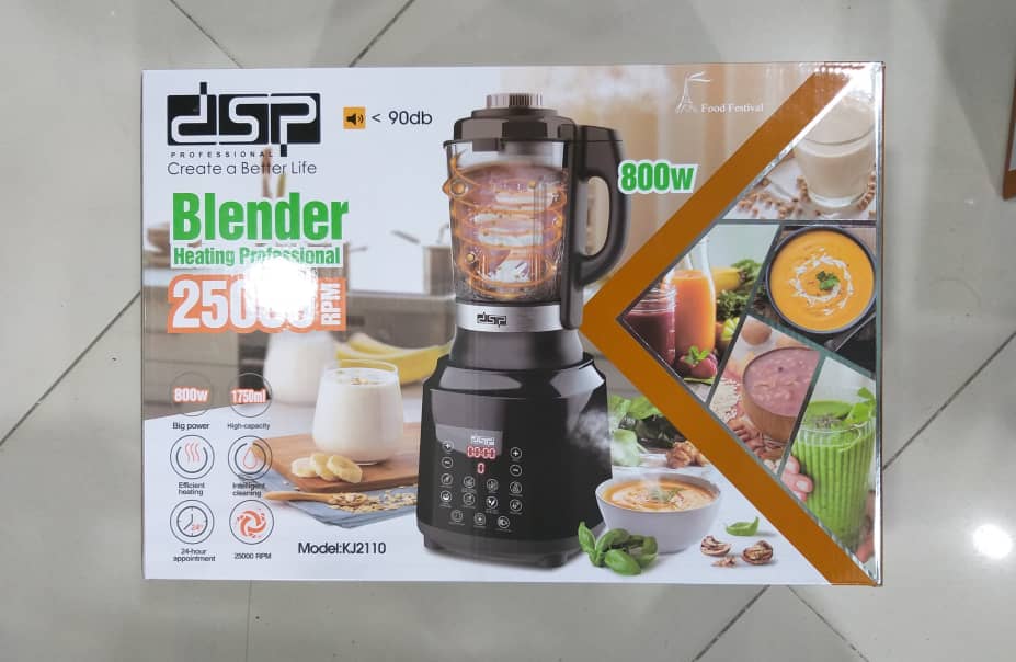 مخلوط‌کن حرارتی حرفه‌ای دی‌اس‌پی KJ2110 با پنل کنترل دیجیتال لمسی