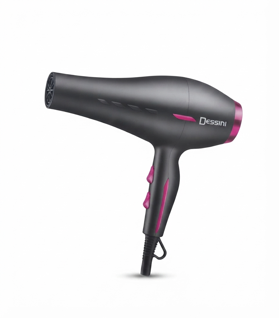 سشوار حرفه‌ای Dessini K.D.3232 با موتور AC و توان ۲۸۰۰ وات