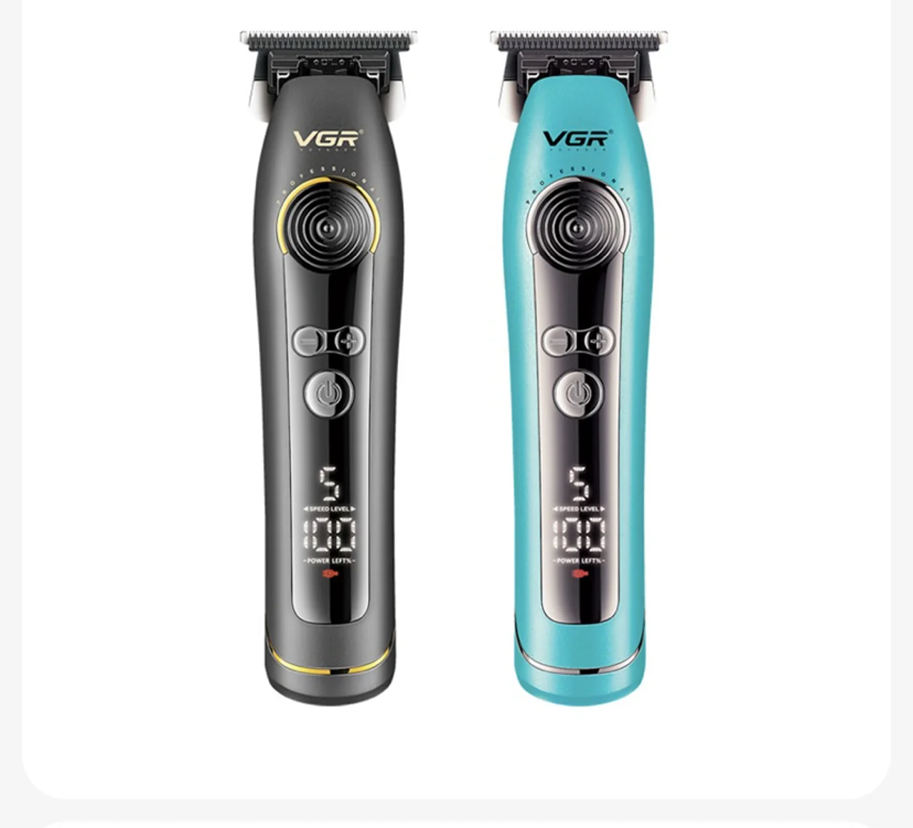 ماشین اصلاح خط زن و صفر زن شارژی VGR مدل V-299 با نمایشگر LED