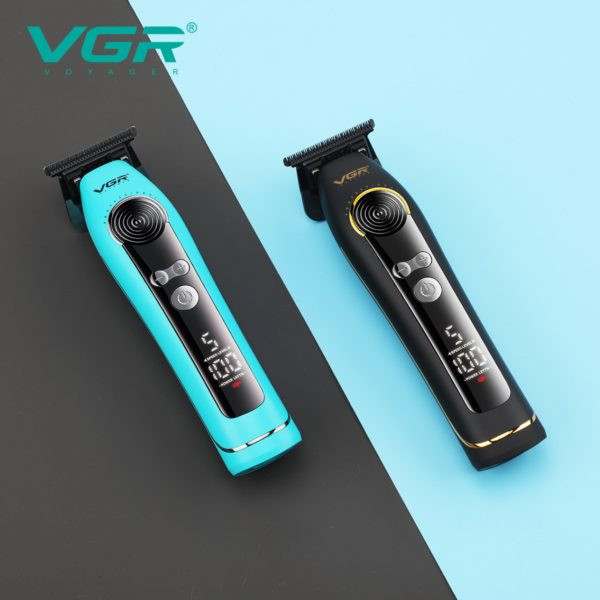 ماشین اصلاح خط زن و صفر زن شارژی VGR مدل V-299 با نمایشگر LED