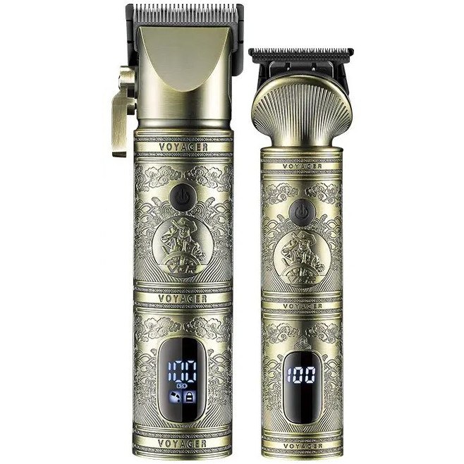 ست ماشین اصلاح و خط زن VGR مدل V-670 با نمایشگر دیجیتال (2 عددی)