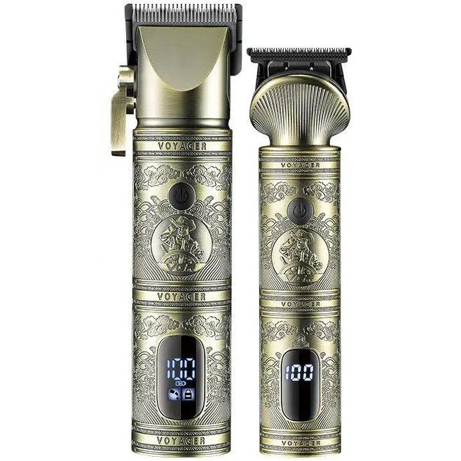 ست ماشین اصلاح و خط زن VGR مدل V-670 با نمایشگر دیجیتال (2 عددی)