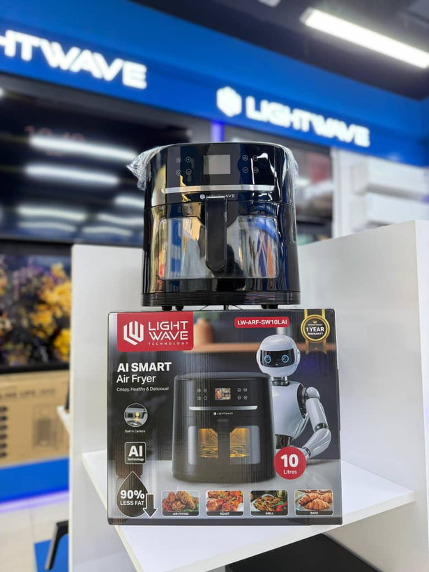 سرخکن هوایی هوشمند LIGHTWAVE LW-ARF-SW10LAI با ظرفیت ۱۰ لیتر
