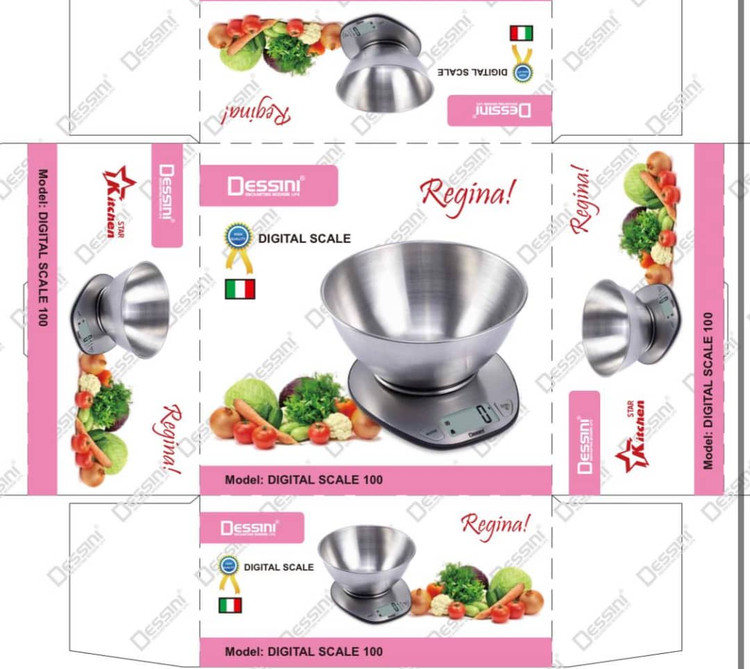 ترازوی دیجیتال آشپزخانه دسینی DIGITAL SCALE 100