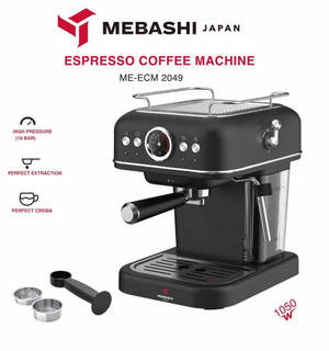 دستگاه اسپرسوساز Mebashi Japan مدل ME-ECM 2049 با فشار ۱۹ بار