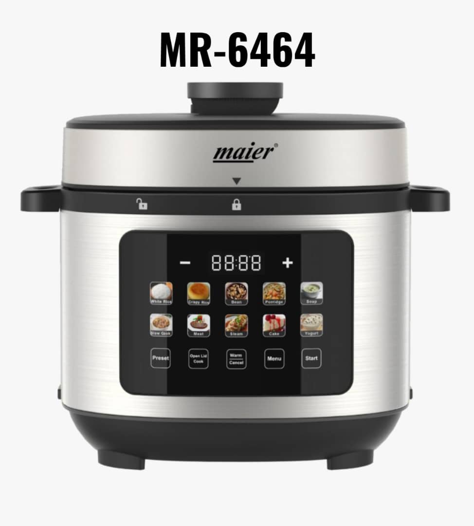 مولتی کوکر مایر MR-6464 دستگاه پخت چندمنظوره با ظرفیت ۶ لیتر