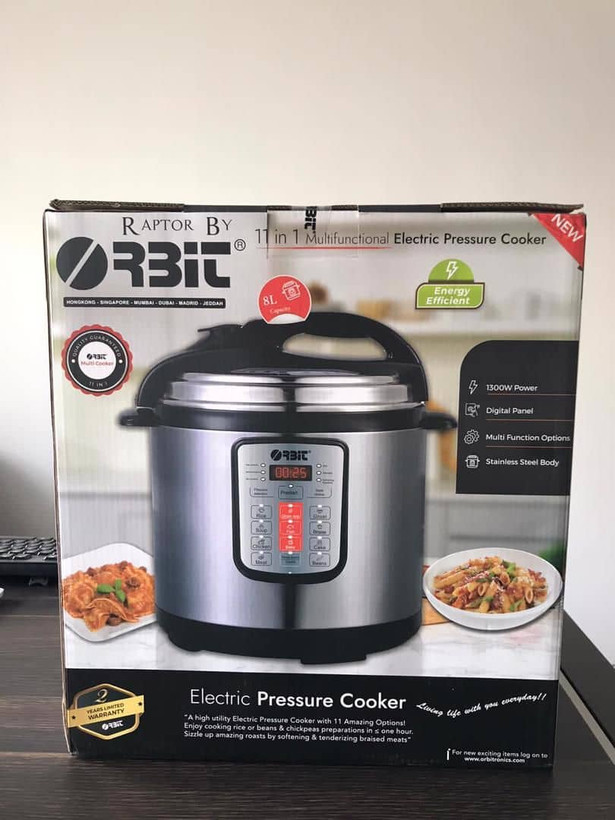 مولتی کوکر اوربیت Raptor ۶ لیتری - زودپز و آرامپز ۱۱ کاره آشپزخانه