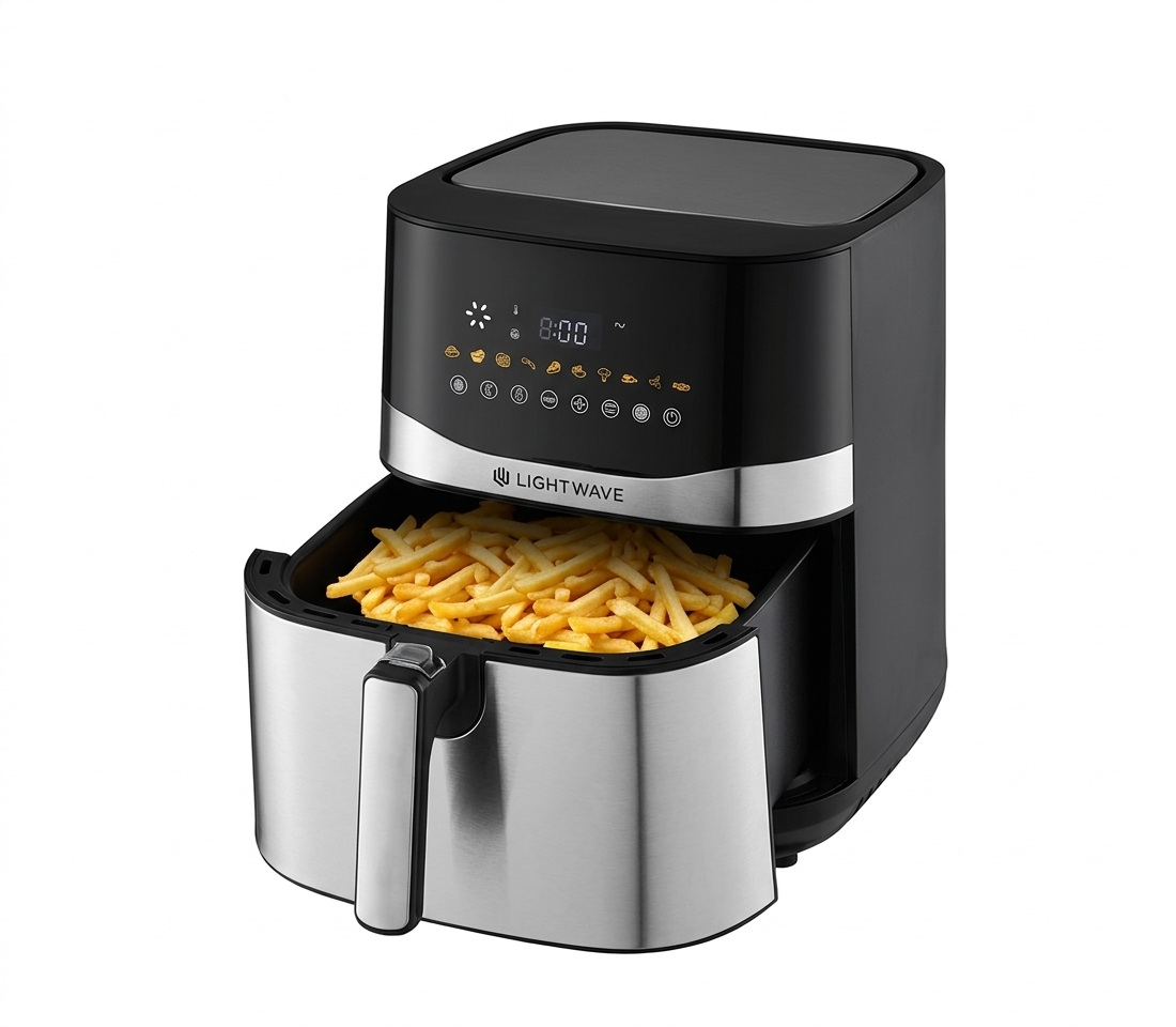 سرخ‌کن بدون روغن لایت‌ویو تکنولوژی مدل LW-ARF-NW10L202 ظرفیت ۱۰ لیتر