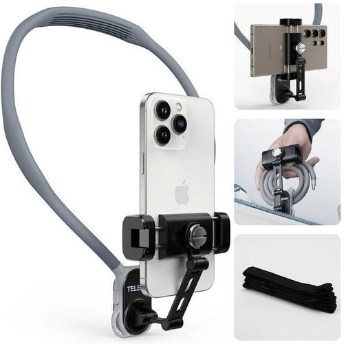 هولدر گردنی موبایل تلسین S2-HNB-02 با طراحی Dual-Ear و بند یدکی