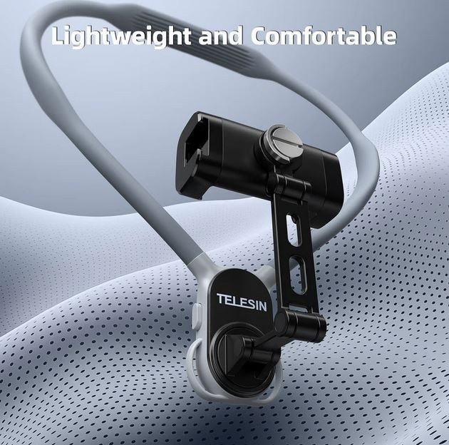 هولدر گردنی موبایل تلسین S2-HNB-02 با طراحی Dual-Ear و بند یدکی