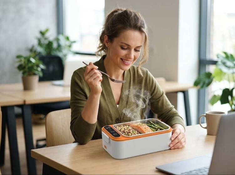 ظرف غذای شارژی پرودو Lite Lunch PDLFSTDA01 با باتری ۴۰۰۰ ماه و گرمایش بدون آب