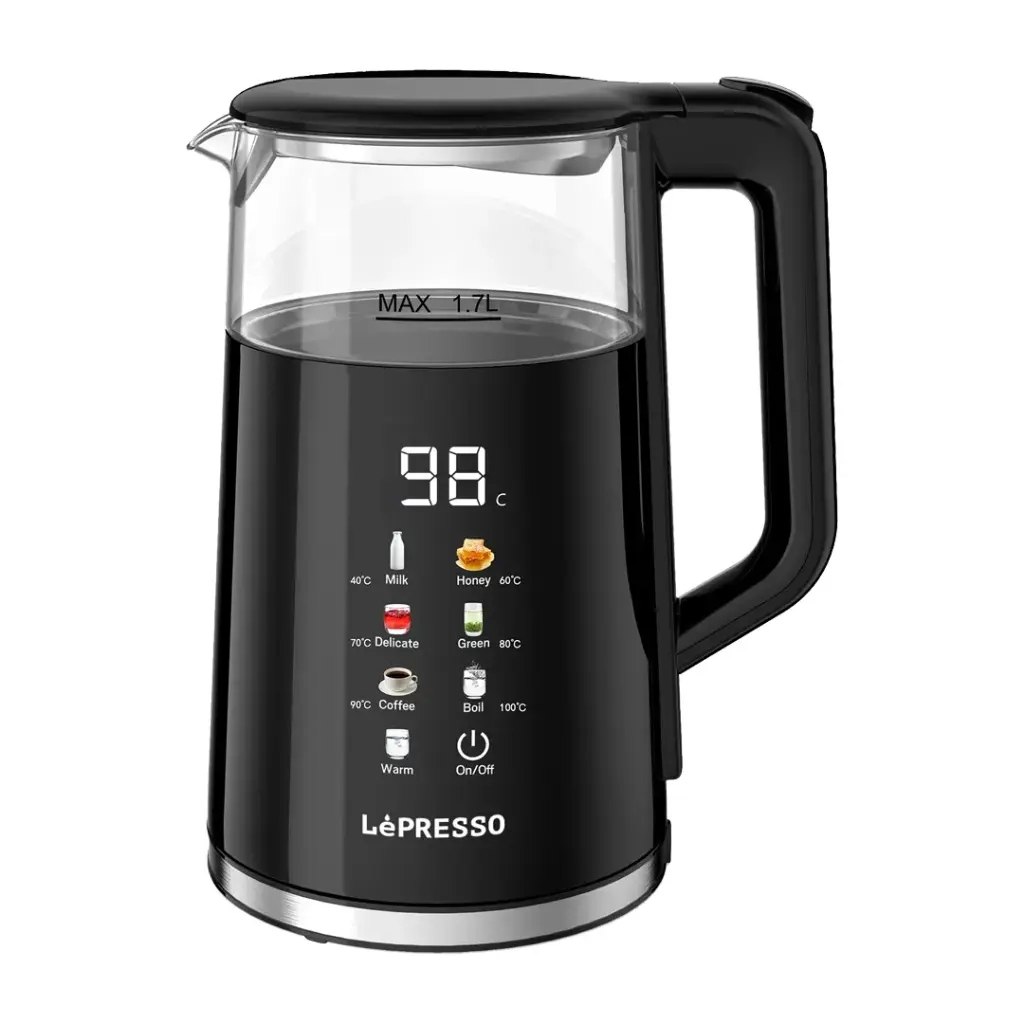 کتری برقی لپرسو مدل LPCFFM0037 با نمایشگر دیجیتال و ظرفیت 1.7 لیتر