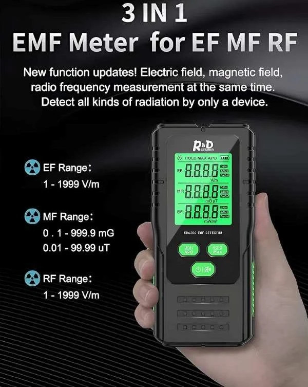 آشکارساز EMF Proster مناسب بررسی اطراف تجهیزات الکتریکی و منابع انتشار امواج